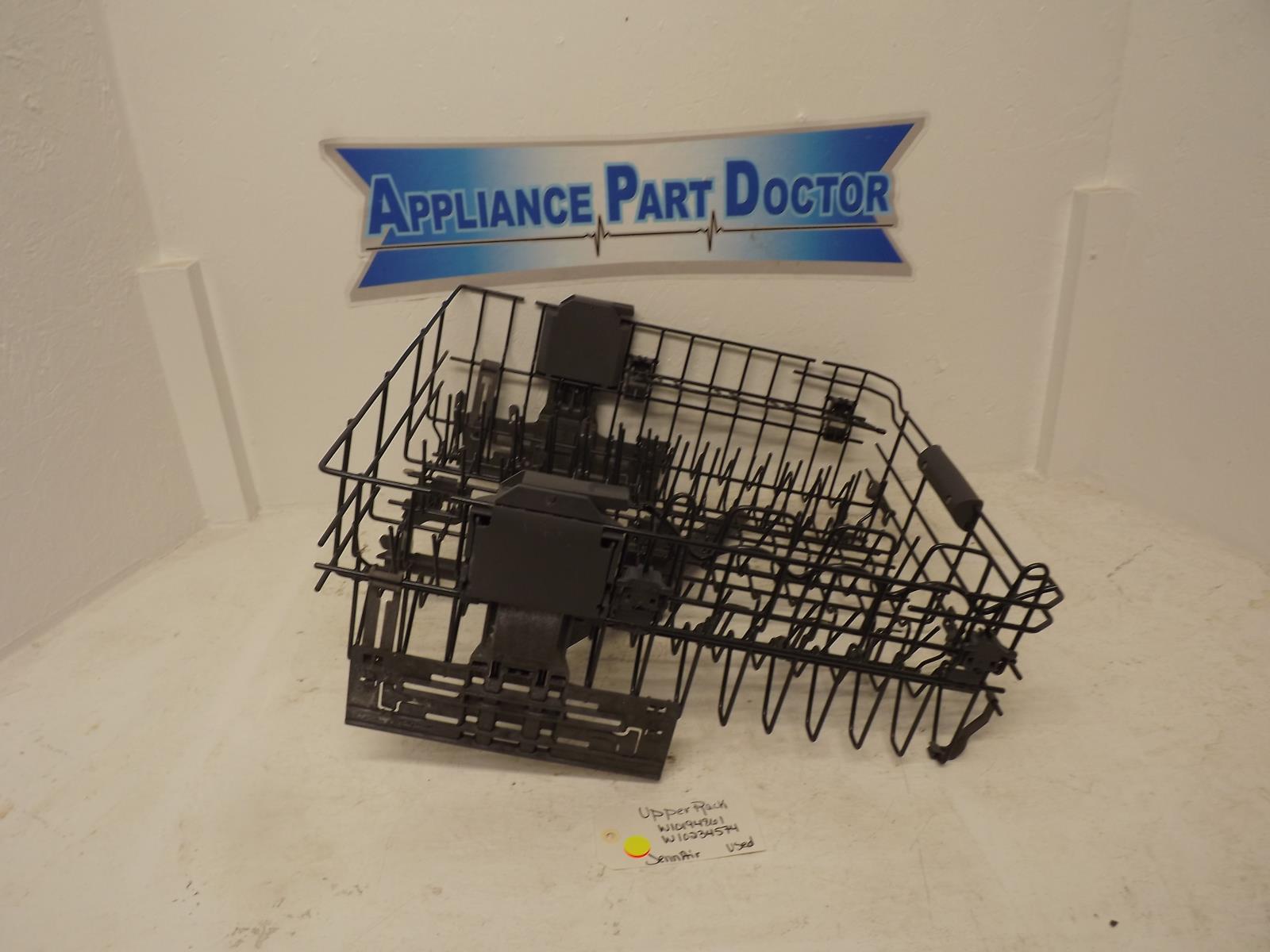 JennAir Dishwasher W10194861 W10234574 Upper Rack Used JennAir Dishwasher W10194861 W10234574 Upper Rack Used